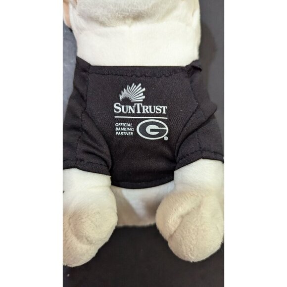 SunTrust UGA Bulldog Plush Dog Soft Toy With Black Shirt - Picture 3 of 10